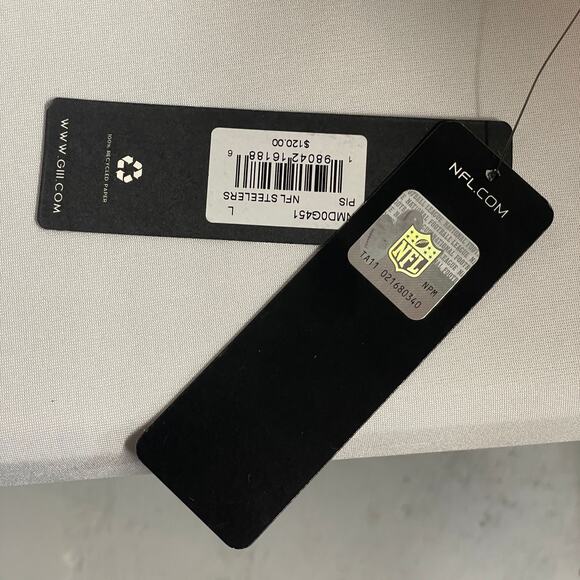 Pittsburgh Steelers G-III 4Her Gold Metallic Puffer Jacket - Picture 7 of 8